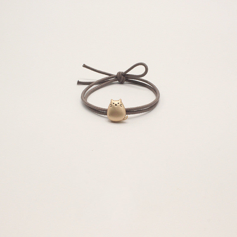 Women's Fashion Simple Cat-shaped Hair Ring