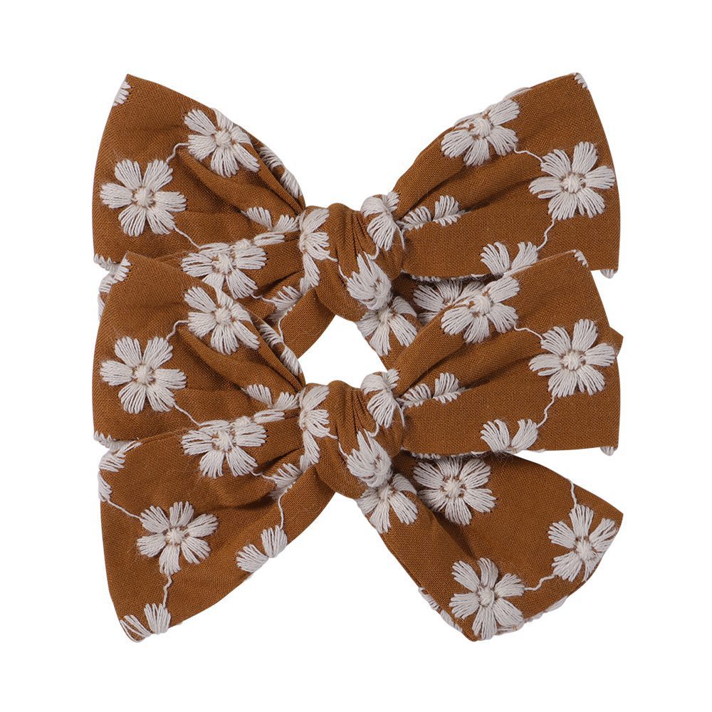 Simple College Style Candy Colored Cloth Ponytail Clip Hair Ornaments