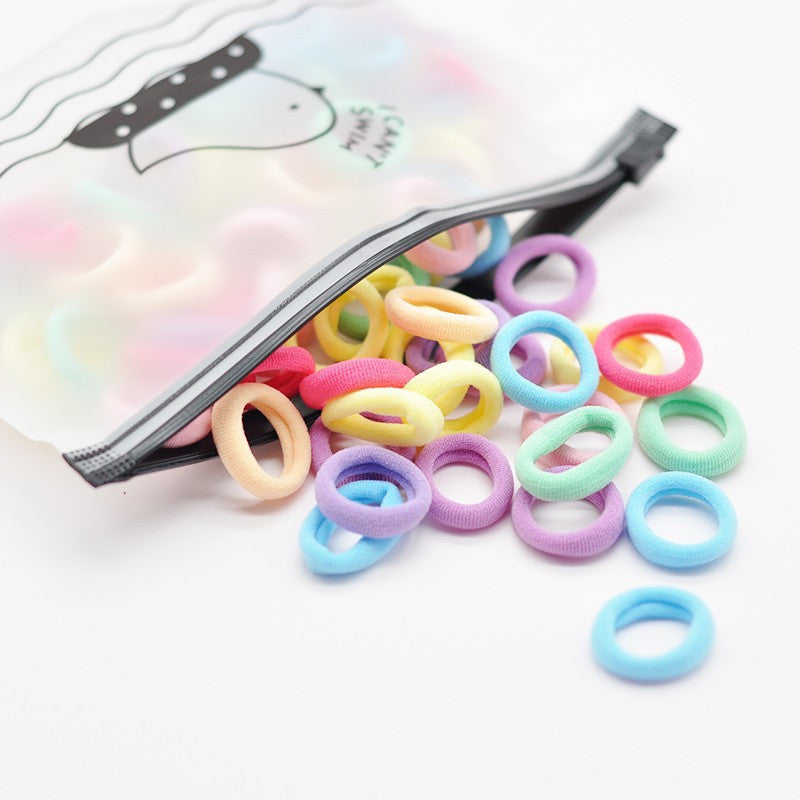 Pure Color Simple Children's Towel Hair Ring