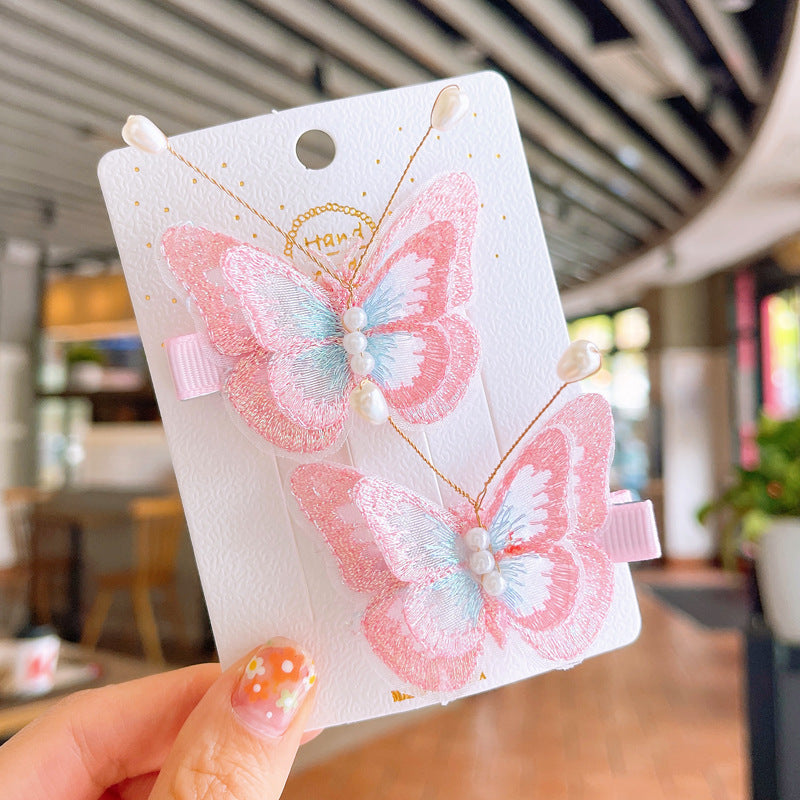 Children's Fashion Simple Butterfly Barrettes