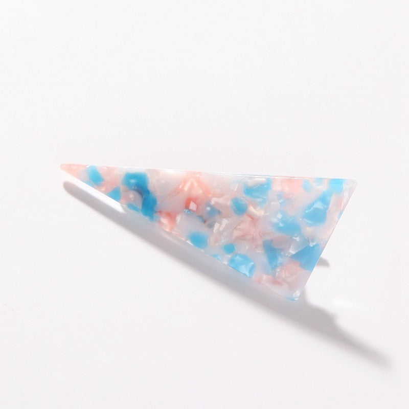 Fashion Personality New Acetate Marble Hair Clip
