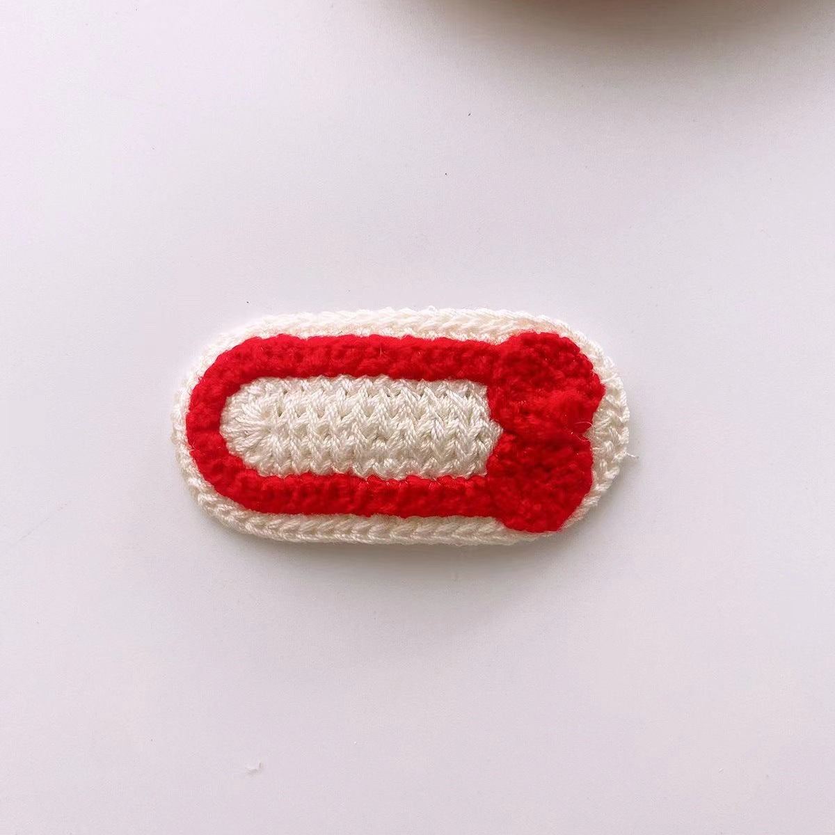 Versatile Knitted Yarn Sweet Flower Hair Clip