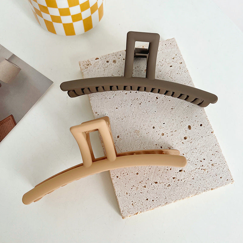 Fashion Simple Large Matte Hair Clip