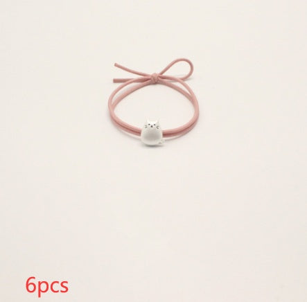 Women's Fashion Simple Cat-shaped Hair Ring