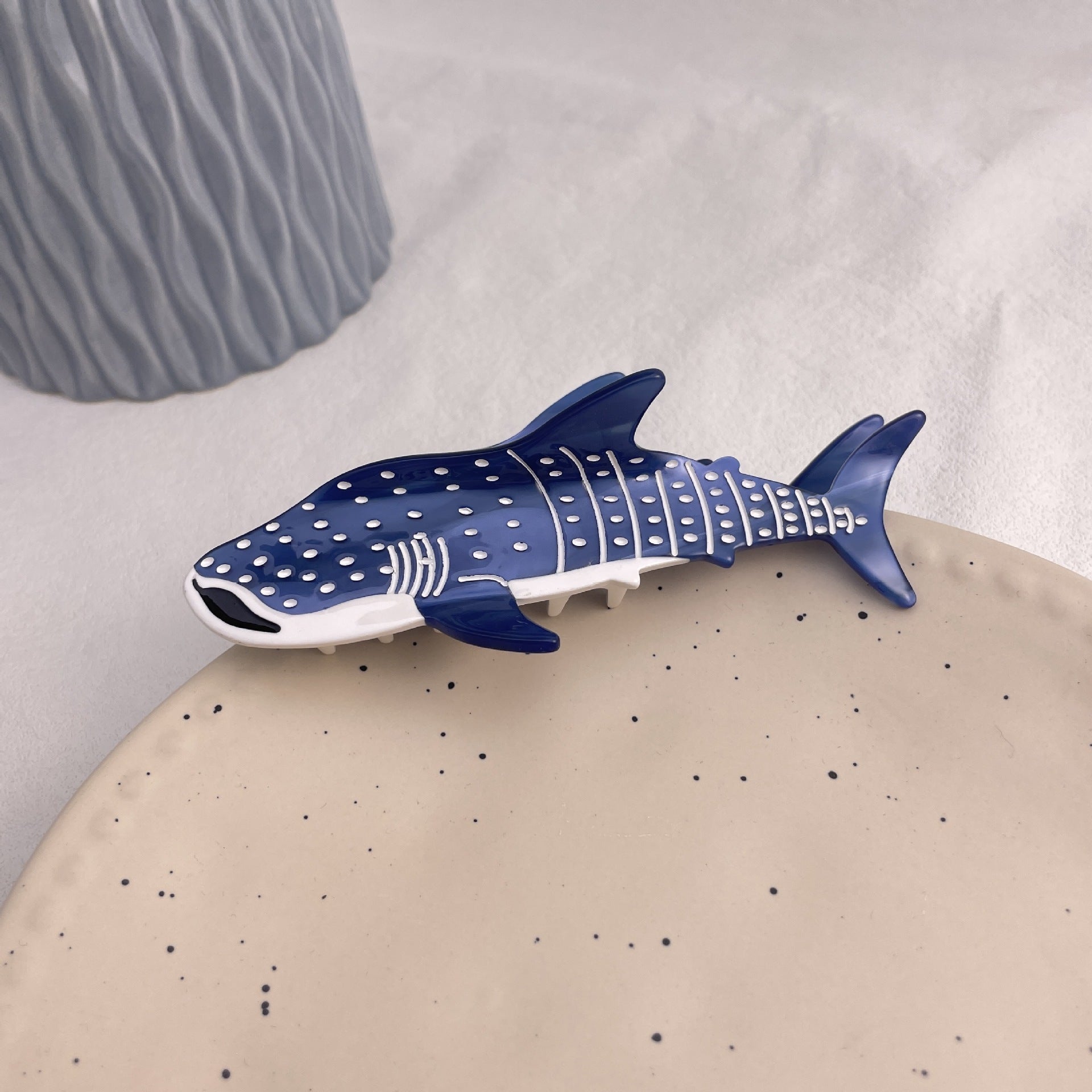 Marine Series Acetic Acid Grip Special-interest Design Animal Whale Shark Cross-border Wholesale Hair Accessories Ponytail Clip