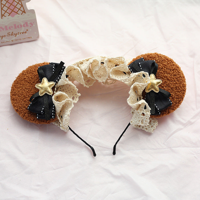 Women's Bear Ear Bow Barrettes