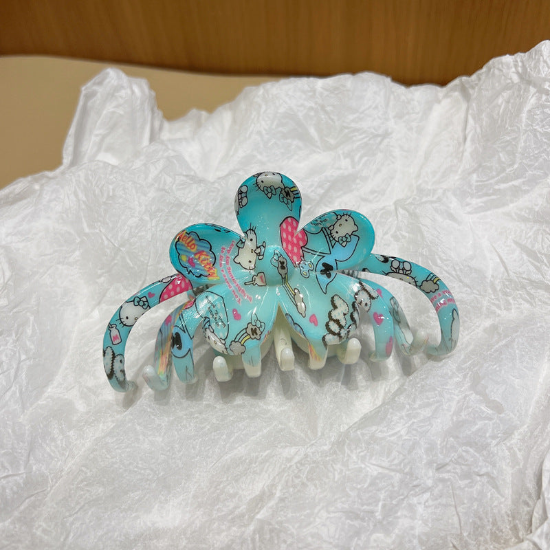 Watermark Flower Barrettes Large Women's Headdress