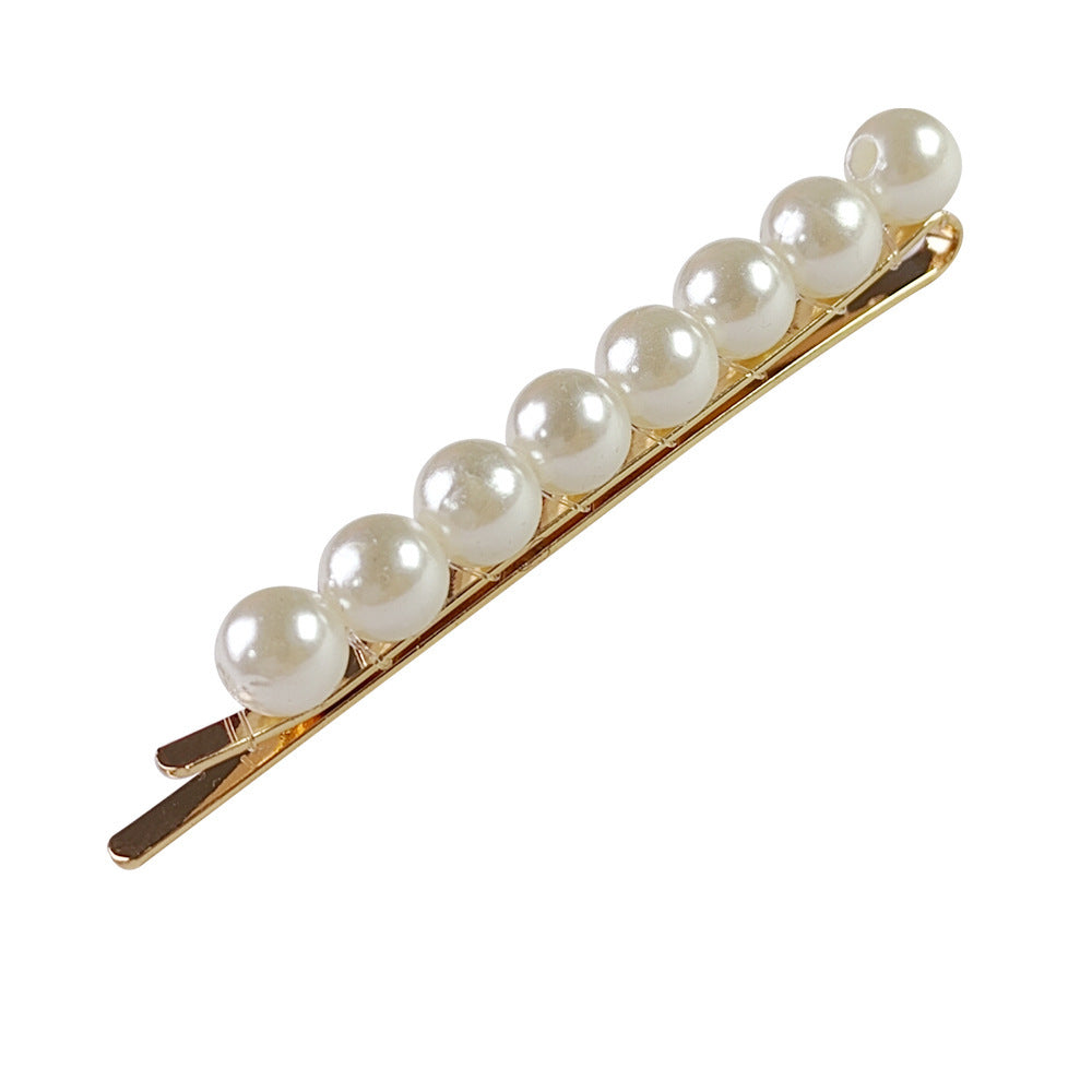 Popular Best Hair Accessories Pearl Barrettes Updo BB Clip Shredded Hairpin Fishing Thread Hand-woven Hair Clip Bang Side Clip