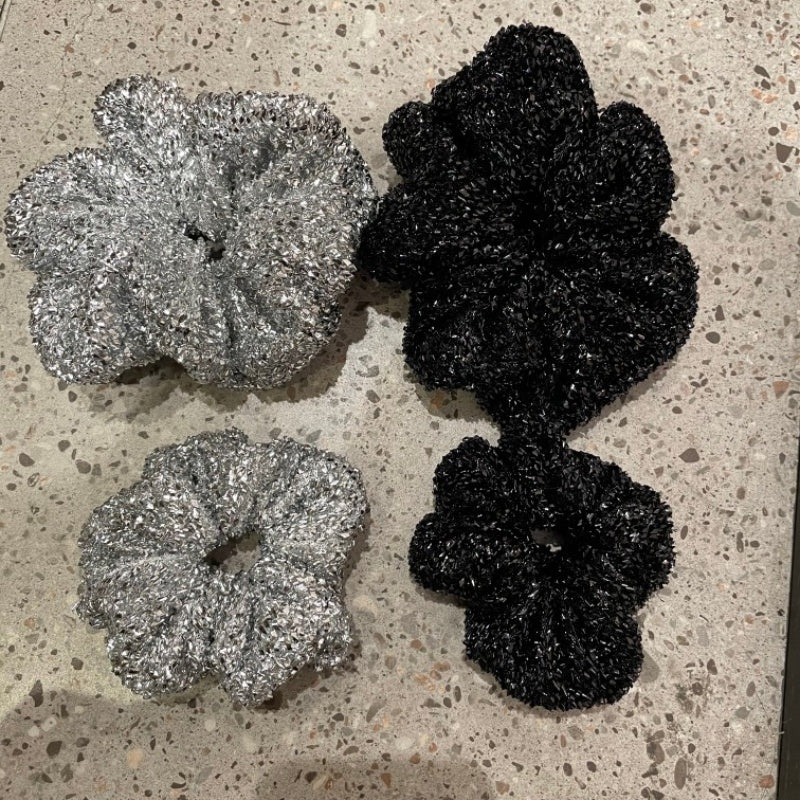 Shiny Elegant Hair Ring Hair Rope Headband Intestinal Ring