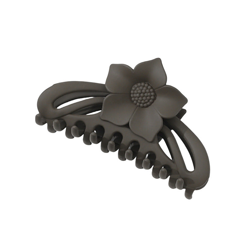 Dark Coffee Color Ladies Hairpin Temperament Pure Color Hair Jaw Clip