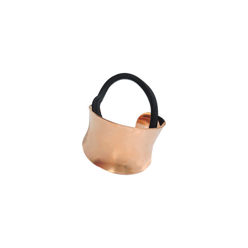 Elegant Metal Horse Tail Buckle Hair Ring Female Headwear Hair Ring