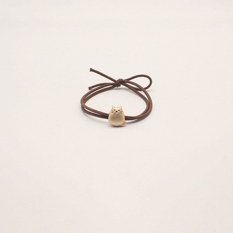 Women's Fashion Simple Cat-shaped Hair Ring