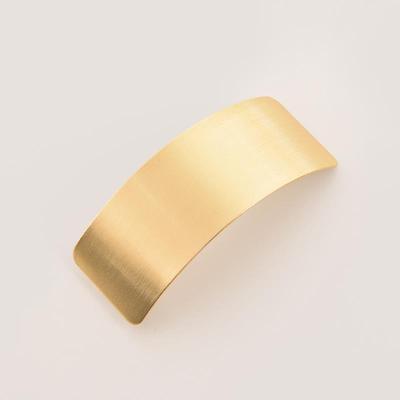Geometric Metal Brushed Barrettes Spring Clip