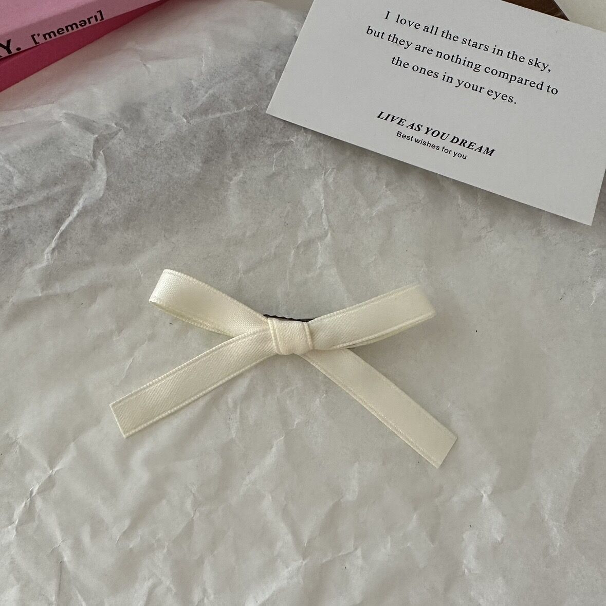 Sweet Girl Bow Ribbon Barrettes