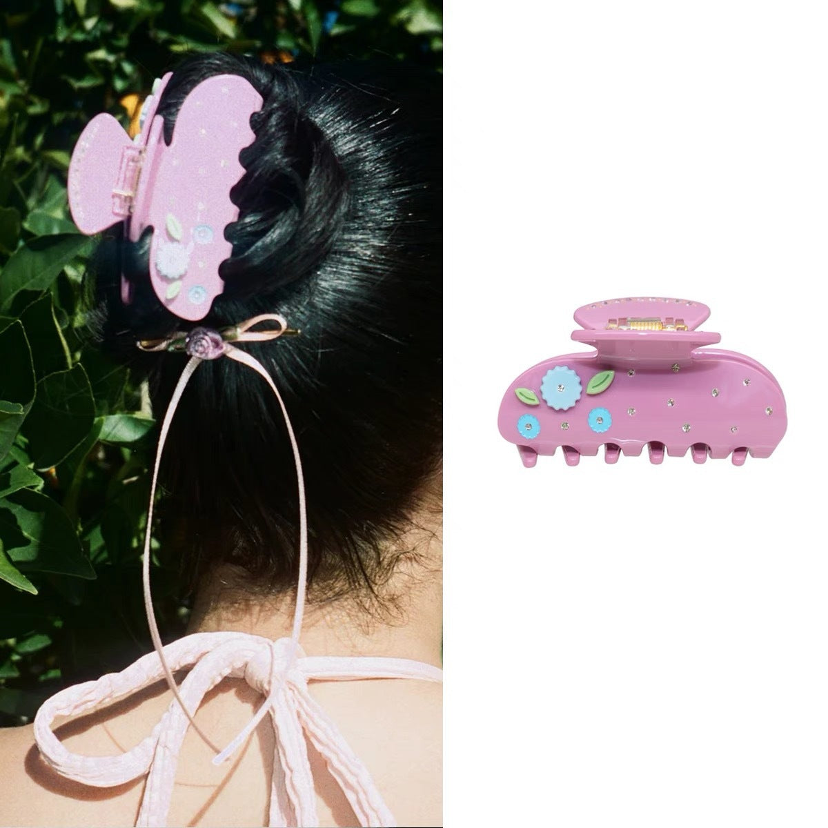 Niche Medium Flower Hair Clip