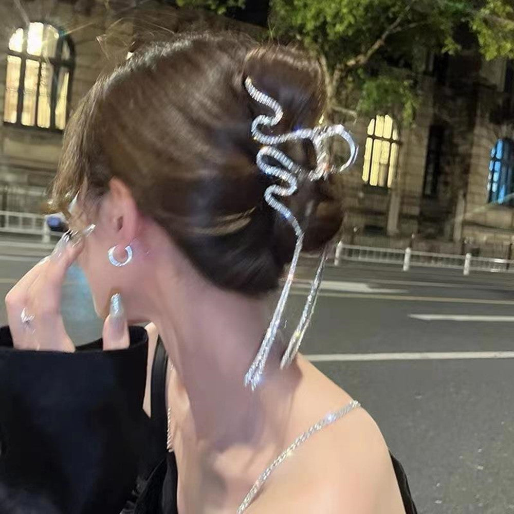Best Women's High-end Hair Clip With Tassel On The Back Of The Head