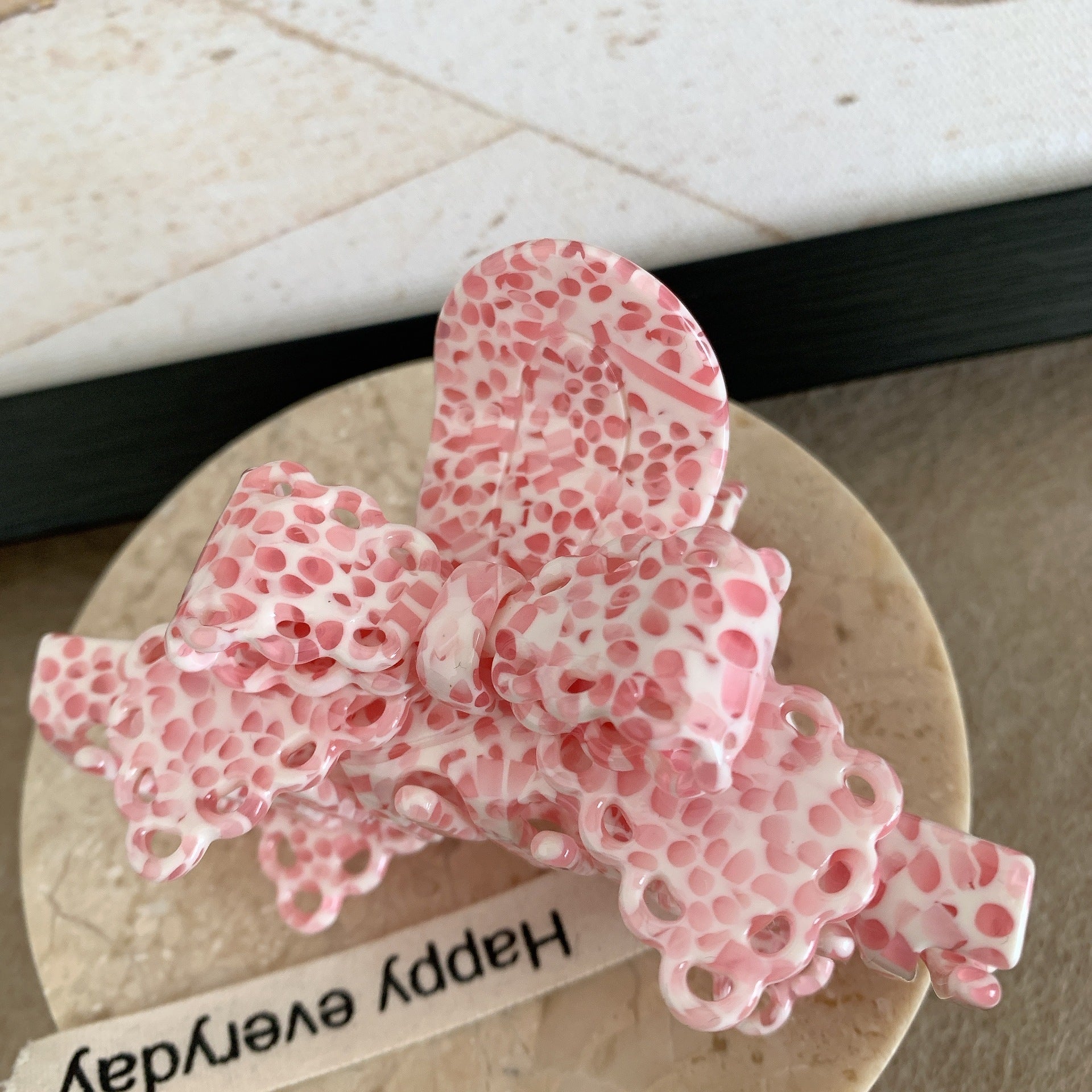 Acetic Acid Lace Bow Barrettes Sweet Temperament Girl