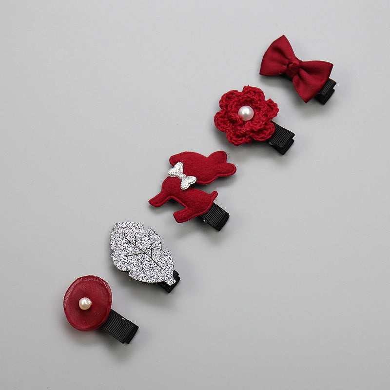 Girls' Fashion Simple Hair Clip Does Not Hurt