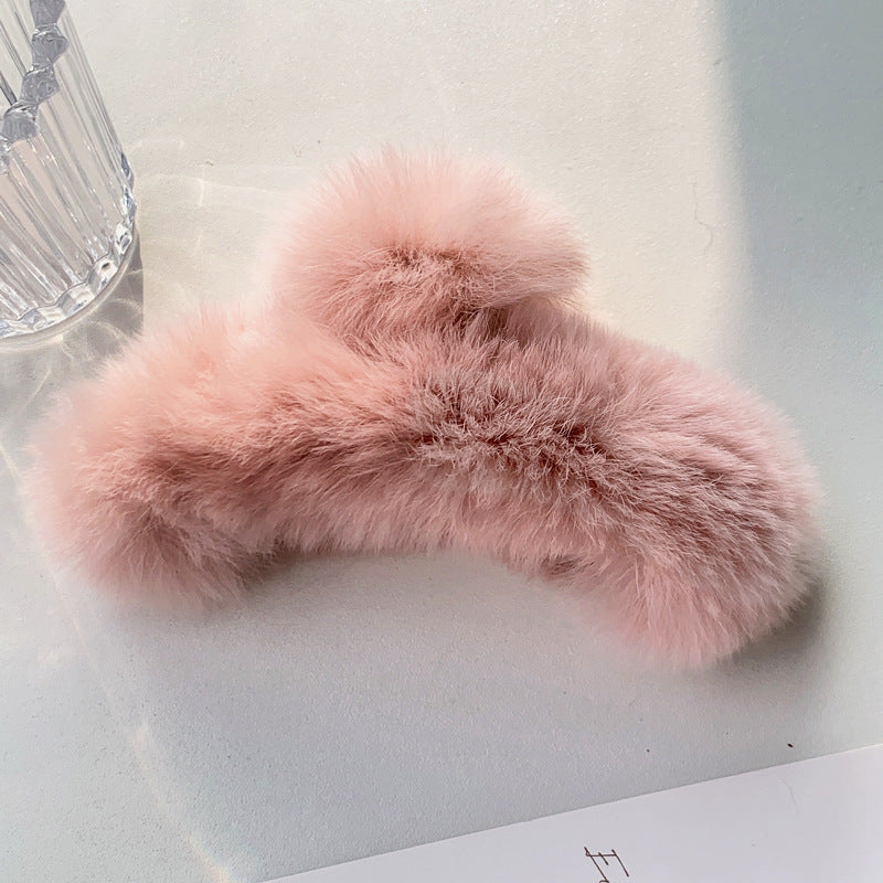 Best Korea Real Otter Hair Hair Clip Female