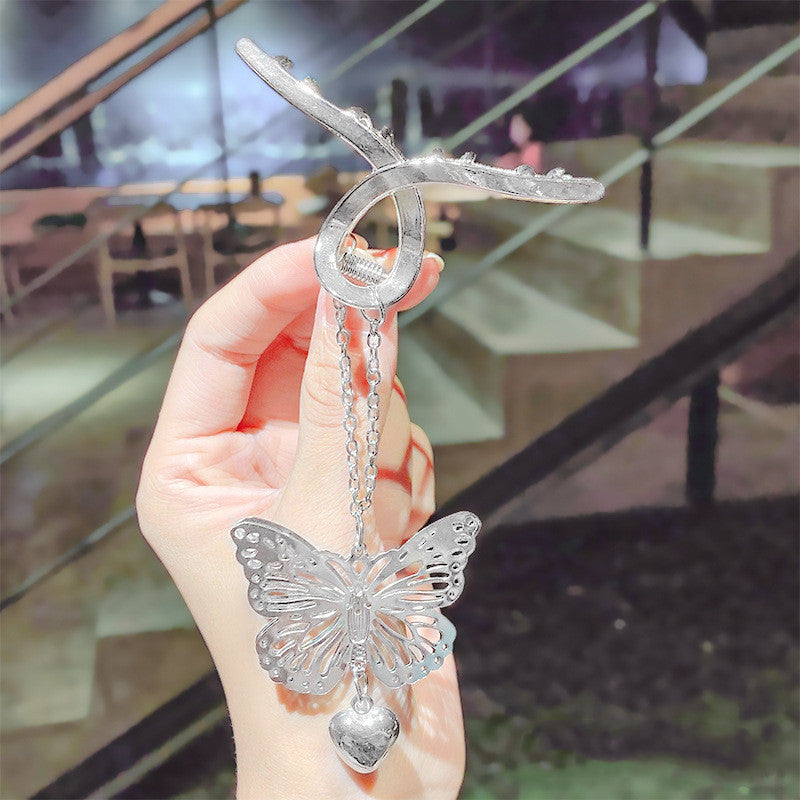 Women's Fashion Three-dimensional Butterfly Pendant Hair Clip