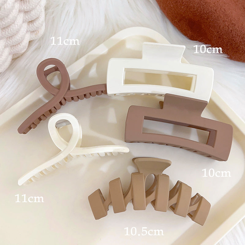 Best Plush Grab Clip Back Head Hair Clip Female Senior Sense Shark