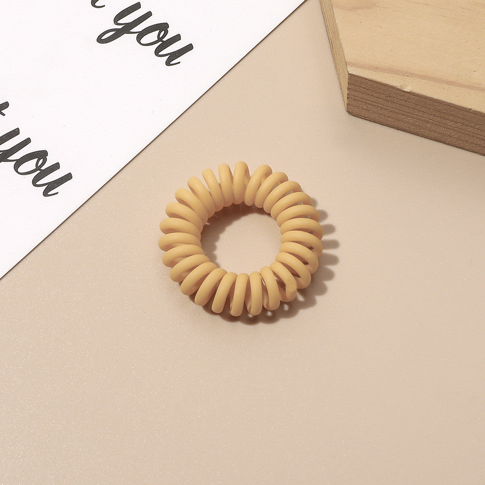 Cute Girl Hair-binding Highly Elastic Hair Rope Simple All-match Small Size Phone Line Hair Ring