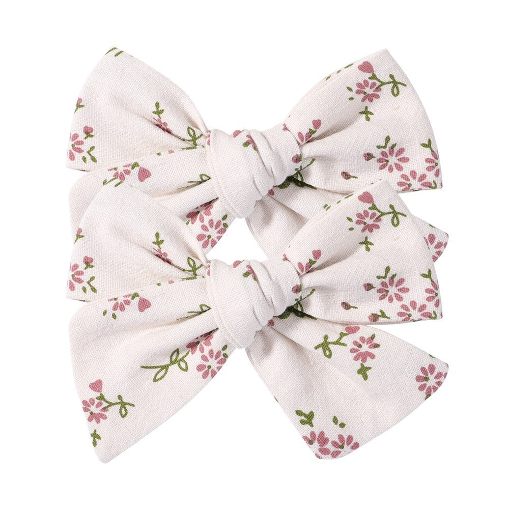Simple College Style Candy Colored Cloth Ponytail Clip Hair Ornaments