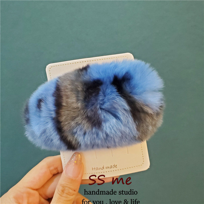 Women's Fashion Super Cute Plush Hair Clip