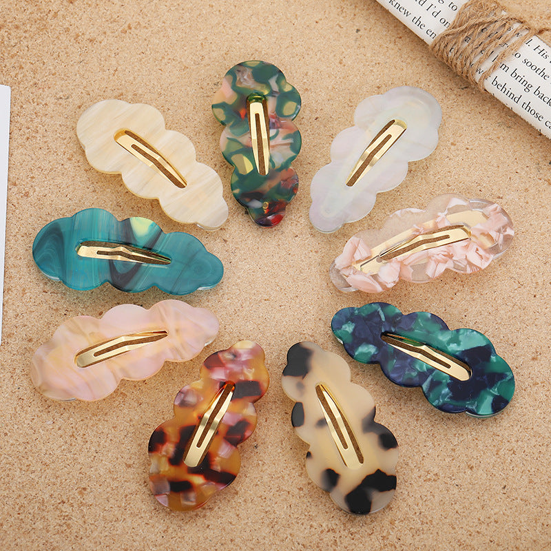 Acetic Acid Clip Wave Barrettes BB Clips Snap Clips
