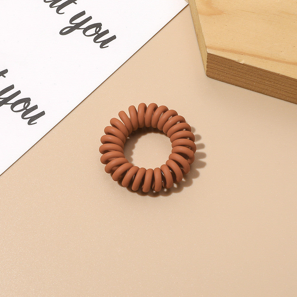Cute Girl Hair-binding Highly Elastic Hair Rope Simple All-match Small Size Phone Line Hair Ring
