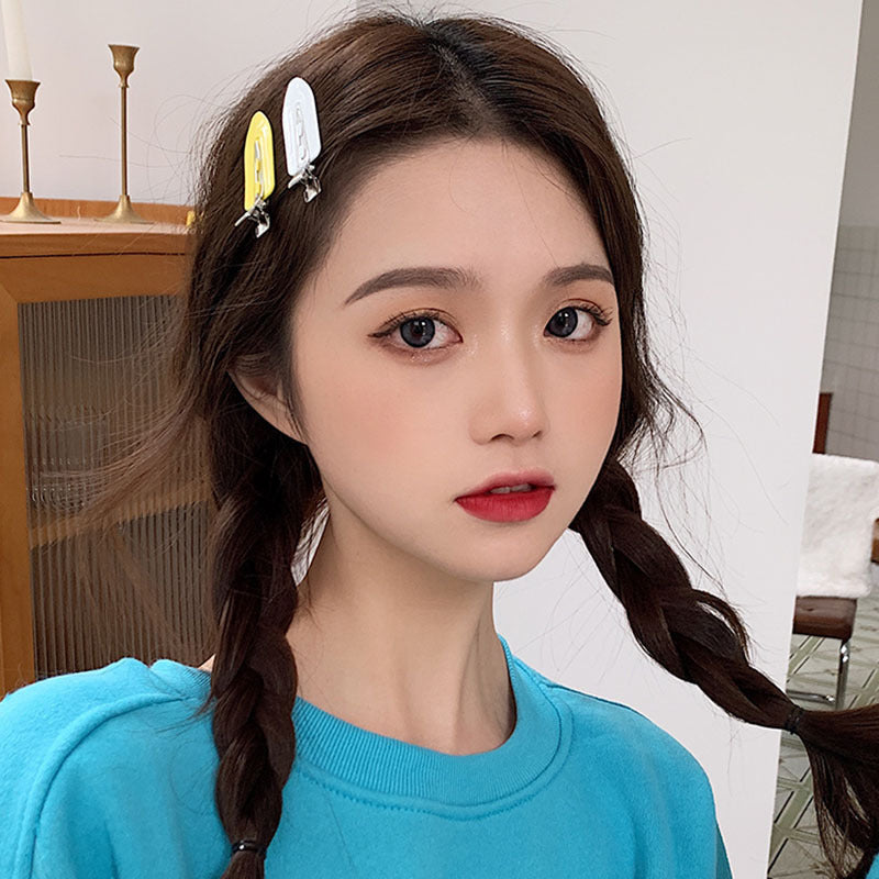 Popular Best Small Leaf Duckbill Clip DIY Seamless Hair Clip Handmade Material