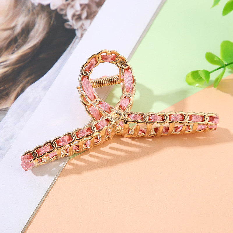 Winding Gripping Geometric Fashion Women's Coiled Shark Hair Clip