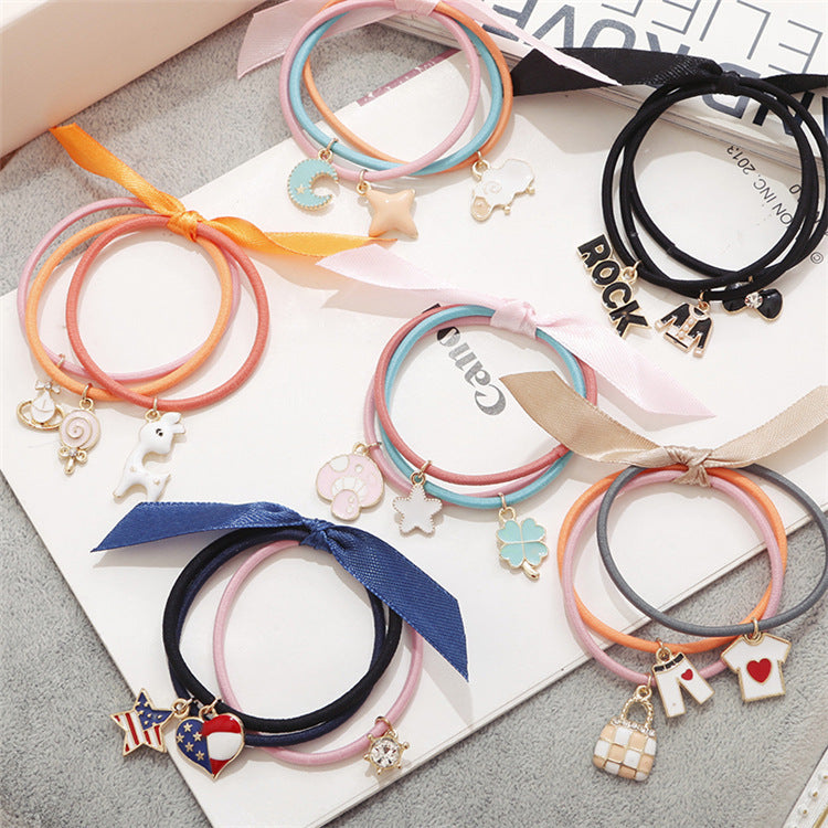 Rubber Band  Ring Fruit Punk Sen Female Tie Hair Hair Rope Female