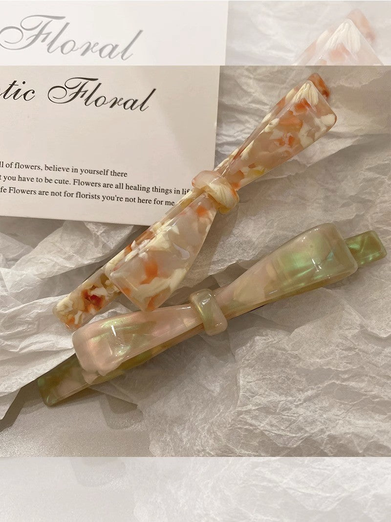 Best Vertical Bow Simple Hair Clip Women