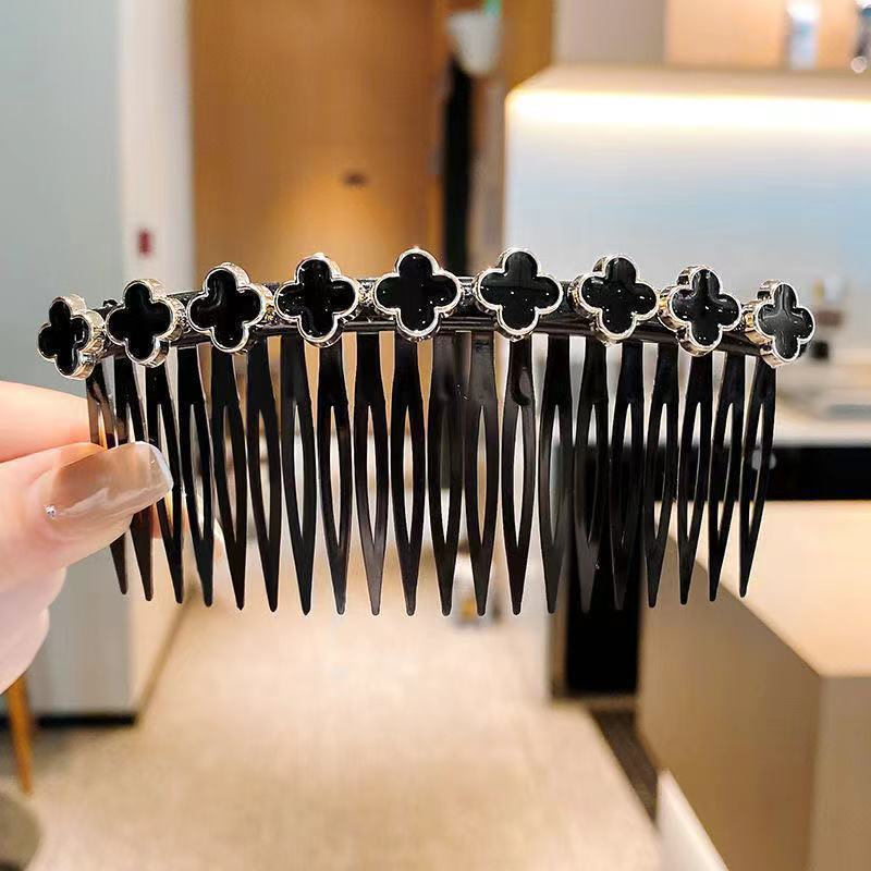New Black Bangs Comb Clip Non-slip Hair Accessories