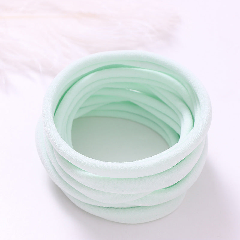 INS Seamless Nylon Fine Hair Band Children's Hair Ring Handmade DIY Baby Headband