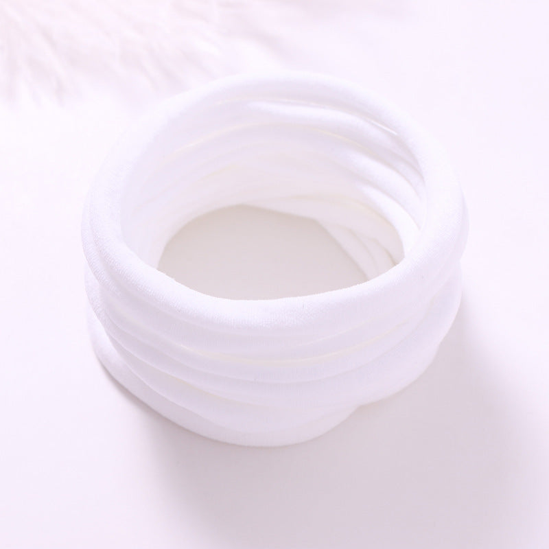 INS Seamless Nylon Fine Hair Band Children's Hair Ring Handmade DIY Baby Headband