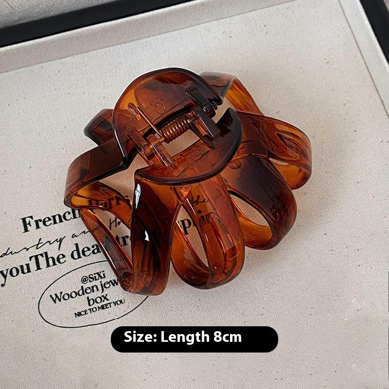 Japanese And Korean High-capacity Temperament Hair Clip