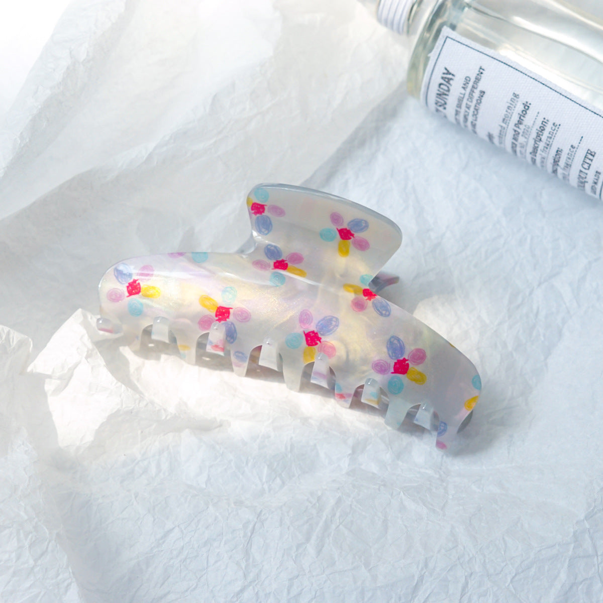 Summer Print Sweet Girl Grab Clip Hair Accessories