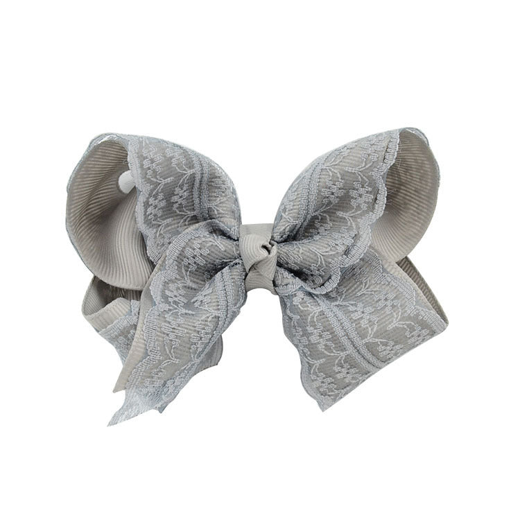 Ribbed Bubble Flower Children's Hair Clip Bow