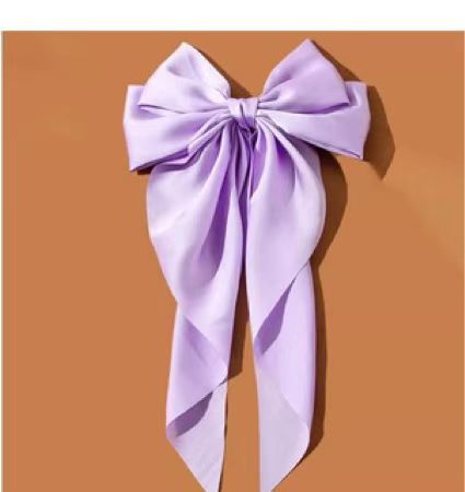 French Chiffon Bow Ribbon Hair Clip