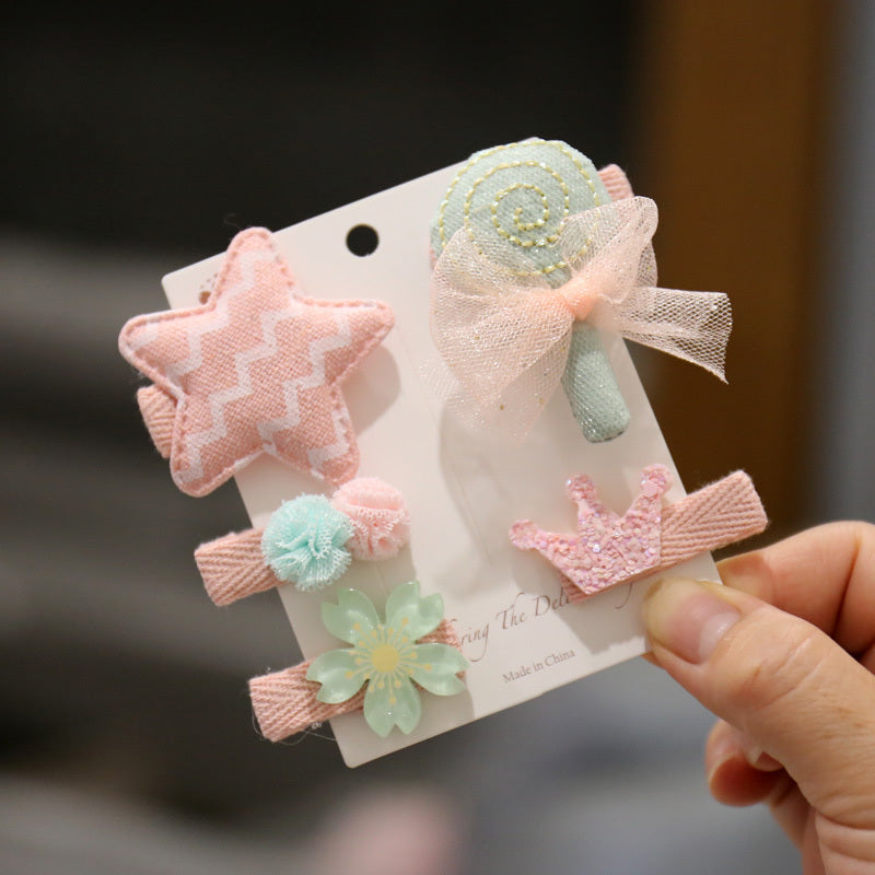 Girls' Fashion Simple Hair Clip Does Not Hurt