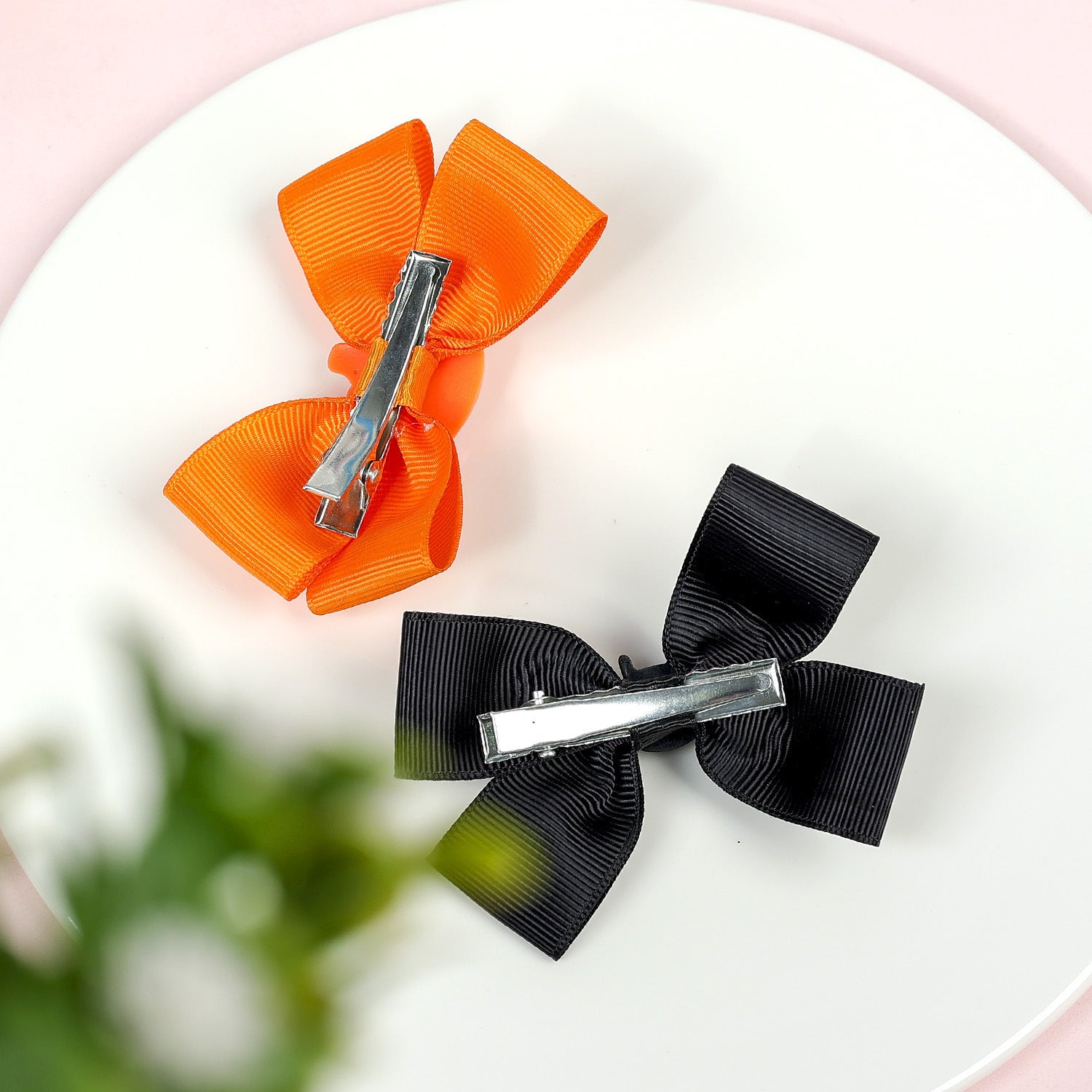 Halloween Decoration Double Bowknot Children Barrettes