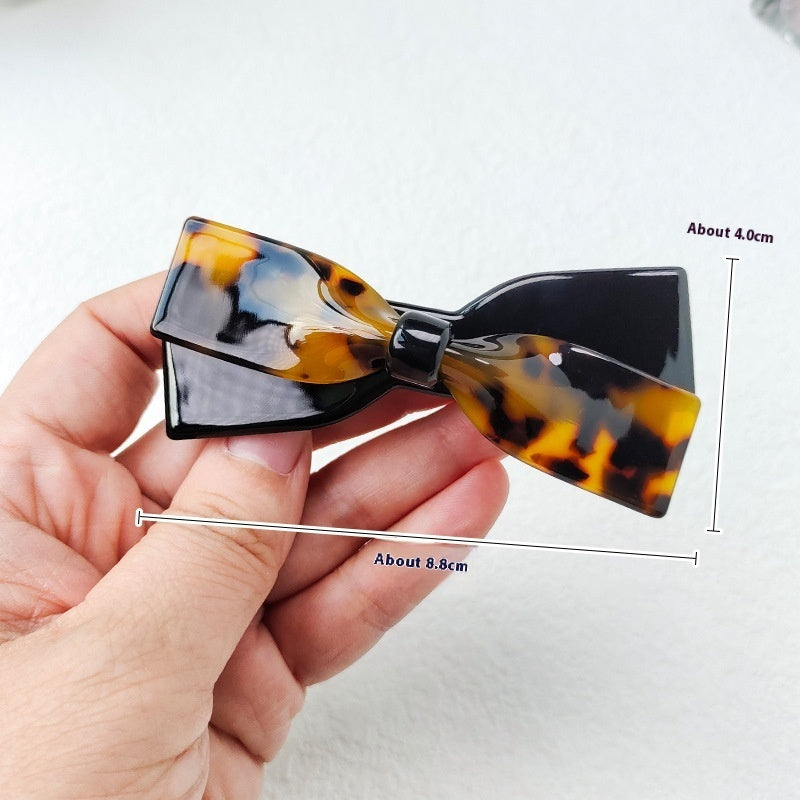 European And American Tortoiseshell Colored Hair Clip Acetate