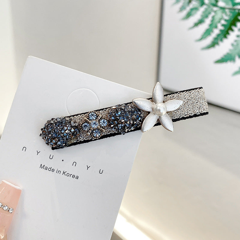 Women's Fashion Rhinestone Bangs Clip Forehead Broken Hair Clip