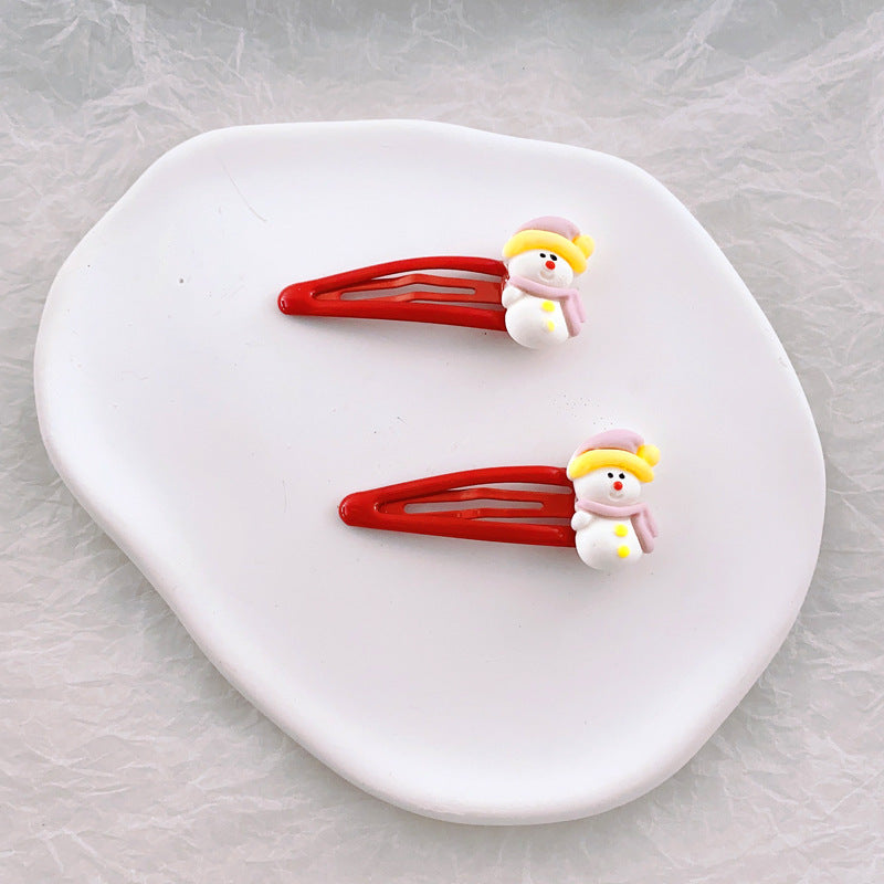 Children's Fashion Simple Christmas Hair Clip