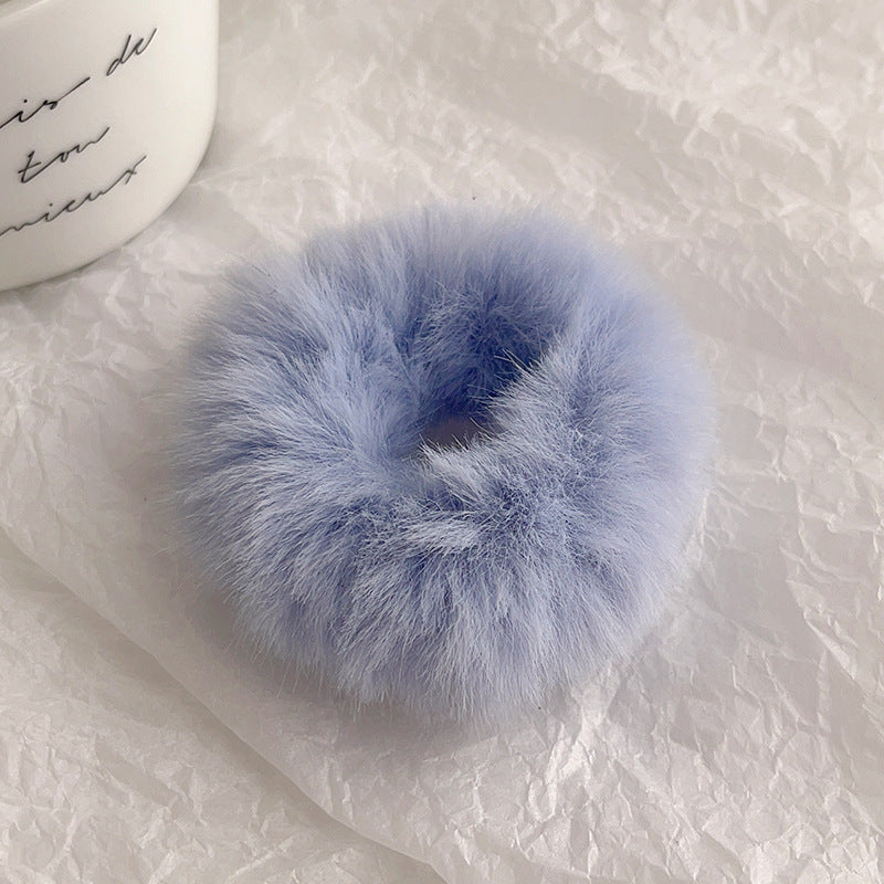 Cute Plush Intestine Hair Ring  Scrunchies  Girls' Hair Accessories