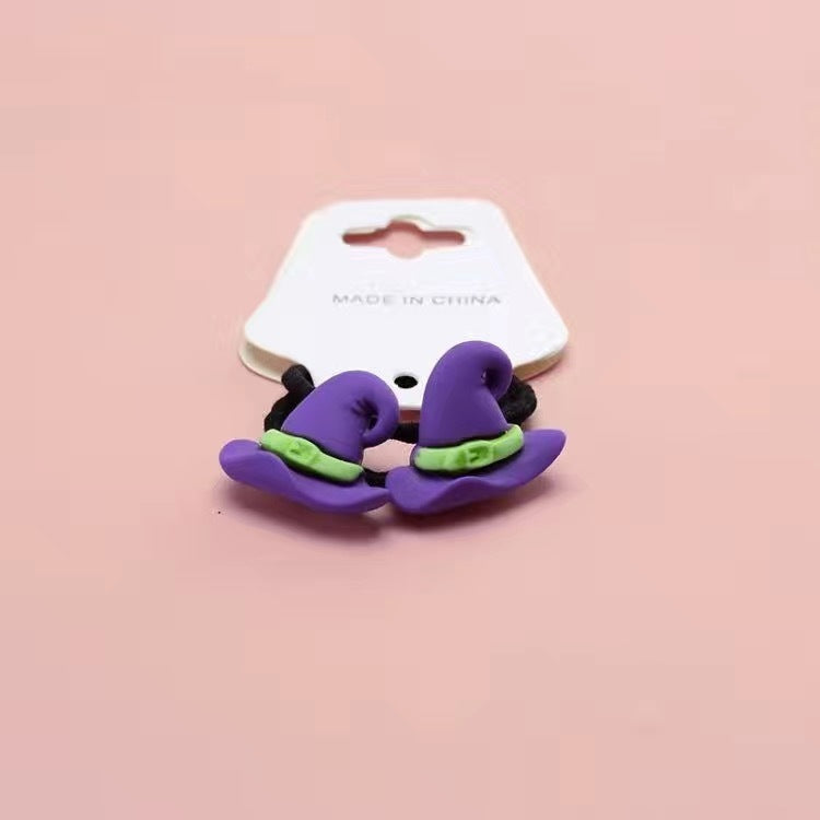 Cute Halloween Pumpkin Ghost Children's Hair Ring