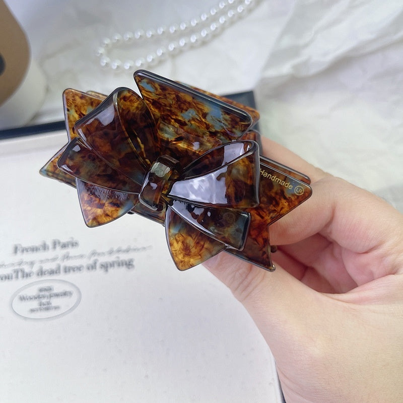 New Autumn And Winter High Sense Bow Claw Clip