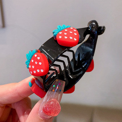 Baby Girl Cartoon Fruit Barrettes